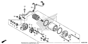 Starter Motor Schematic