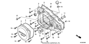 Right Crankcase Cover Schematic