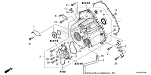 Alternator Cover Schematic