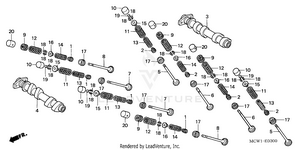 Camshaft@valve (fr.) Schematic