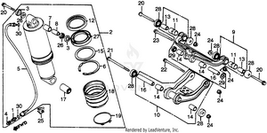 Rear Shock Absorber Schematic