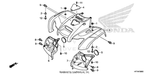 Front Fender Schematic