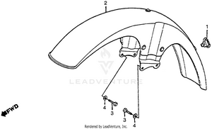 Front Fender Schematic