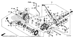 Front Final Gear (2) Schematic