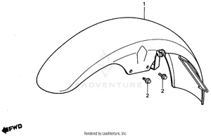 Front Fender Schematic