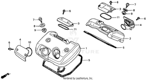 Cylinder Head Cover Schematic