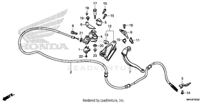Parking Brake Lever Schematic