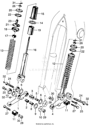 Front Fork Schematic