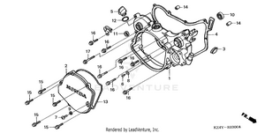 Right Crankcase Cover Schematic