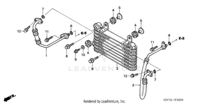Oil Cooler Schematic