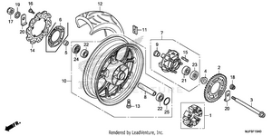 Rear Wheel Schematic