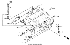 Right Crankcase Cover Schematic