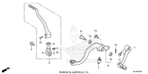Pedal@kick Starter Arm Schematic