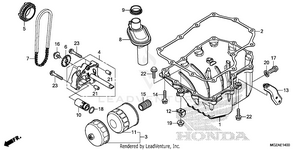 Oil Pan@oil Pump Schematic