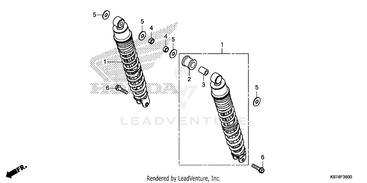 REAR SHOCK ABSORBER