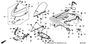 Upper Cowl Schematic