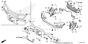 Front Grille@front Bumper Schematic