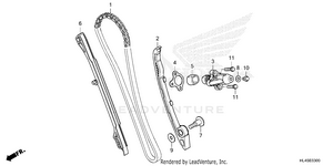 Cam Chain@tensioner Schematic