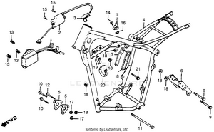 Frame + Ignition Coil 78-79 Schematic
