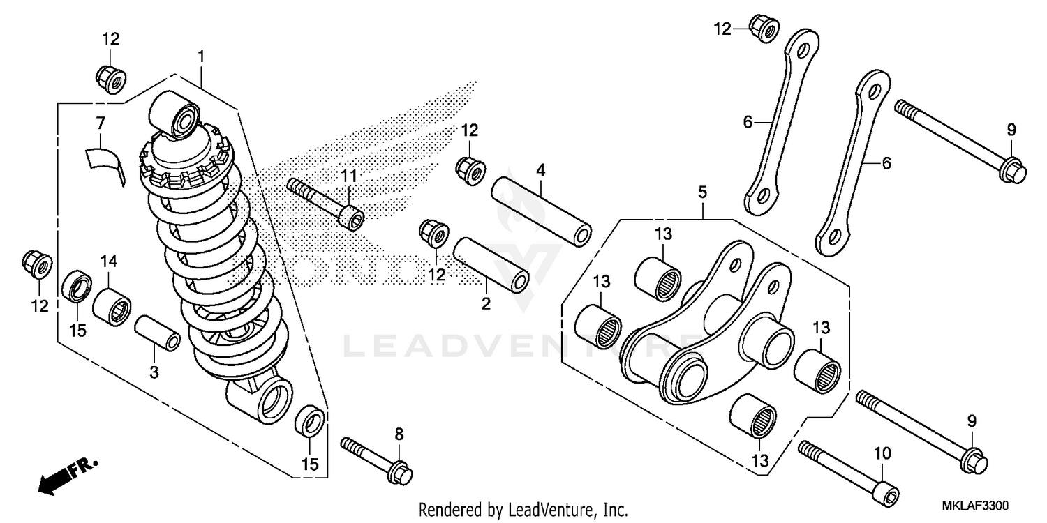 REAR SHOCK ABSORBER