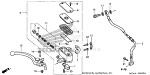 Front Brake Master       Cylinder Schematic
