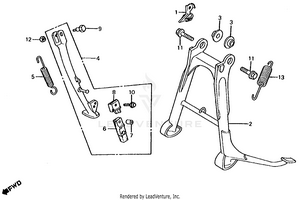 Main Stand + Side Stand Schematic