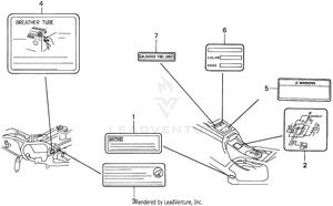 Caution Label (2) Schematic