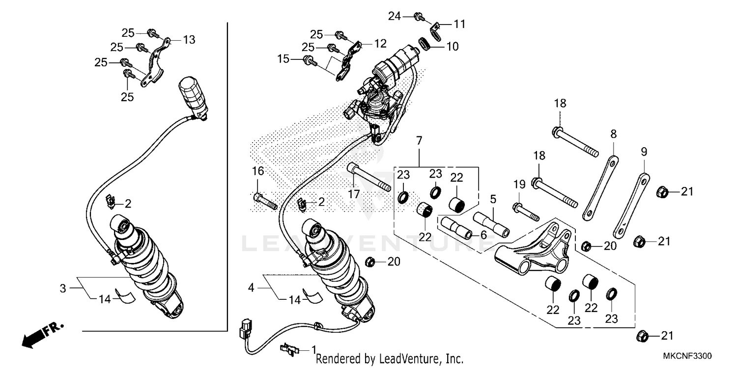 REAR SHOCK ABSORBER