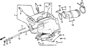 Right Cylinder Head Schematic
