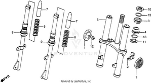 Front Carrier + Front Fork Schematic