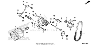 Oil Filter@oil Pump Schematic