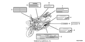 Caution Label Schematic