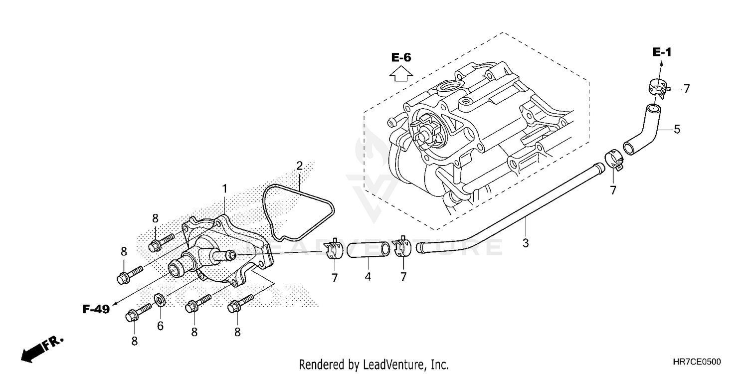 WATER PUMP COVER