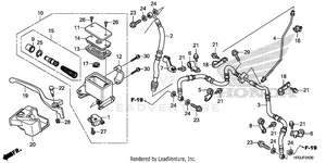 Front Brake Master       Cylinder Schematic