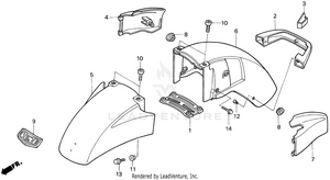 Front Fender Schematic