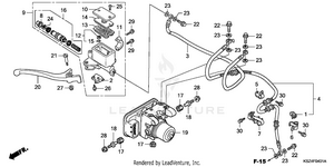 Front Brake Master Cylinder (abs) Schematic