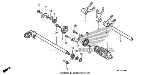 Gearshift Drum Schematic