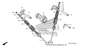 Camshaft + Valve (1) Schematic