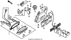 Taillight 85-86 Schematic