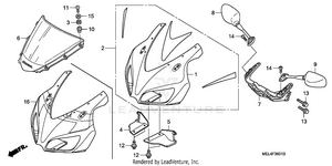 Upper Cowl (2) Schematic