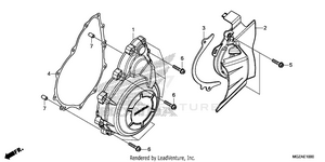 Alternator Cover Schematic