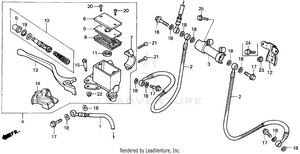 Front Brake Master Cylinder Schematic