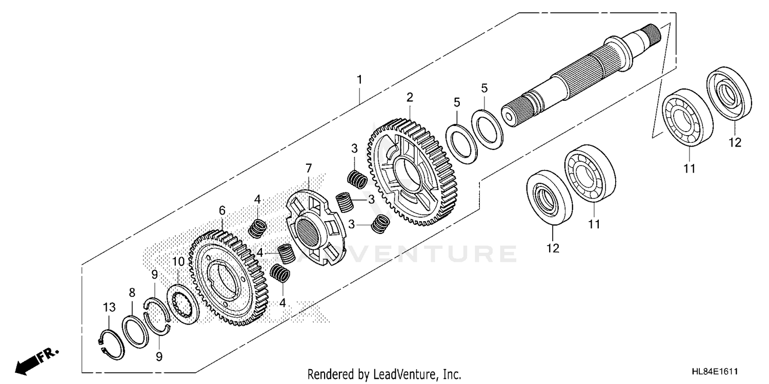 FINAL DRIVEN SHAFT