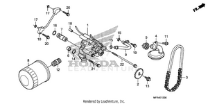 Oil Filter@oil Pump Schematic
