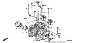 Cylinder Head Cover Schematic
