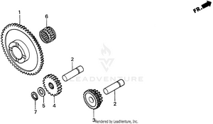 Starter Gear Schematic