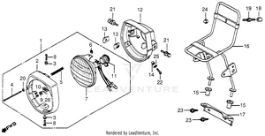 Headlight Front Carrier Schematic