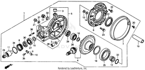 Final Driven Gear 1100 Schematic