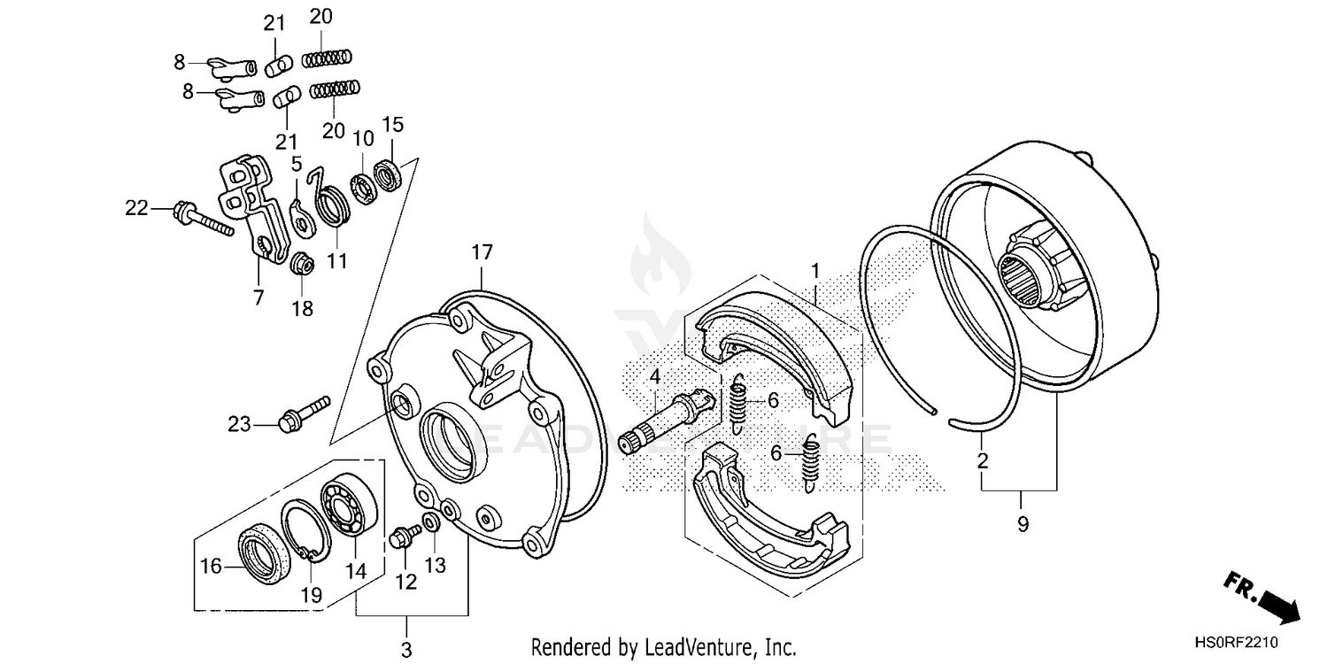 REAR BRAKE DRUM