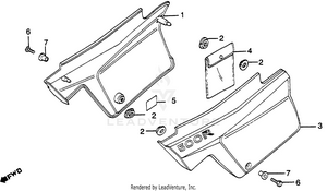 Xl500r Side Cover 82 Schematic